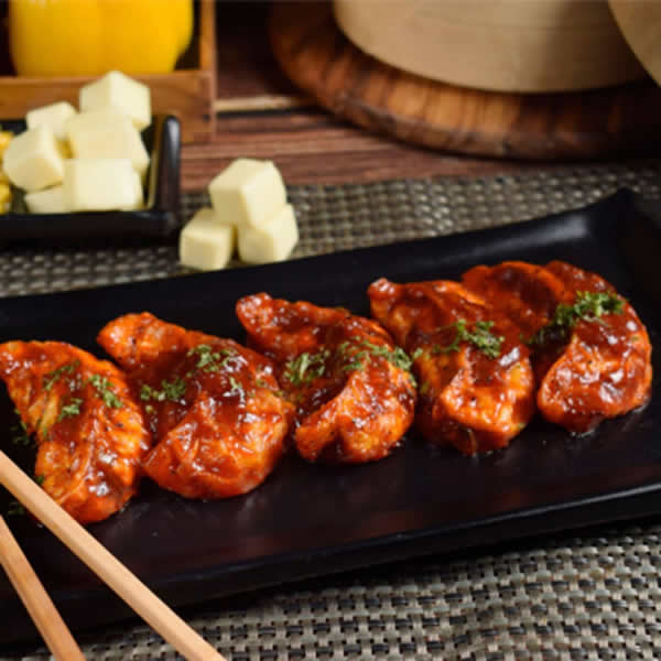 PAN FRIED CHICKEN MOMO(6pcs)